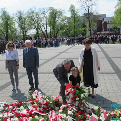 3 Maja - delegacje Lewicy uczciły 231. rocznicę